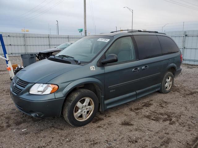 DODGE GRAND CARA 2007 blue  gas 2D4GP44LX7R314280 photo #1