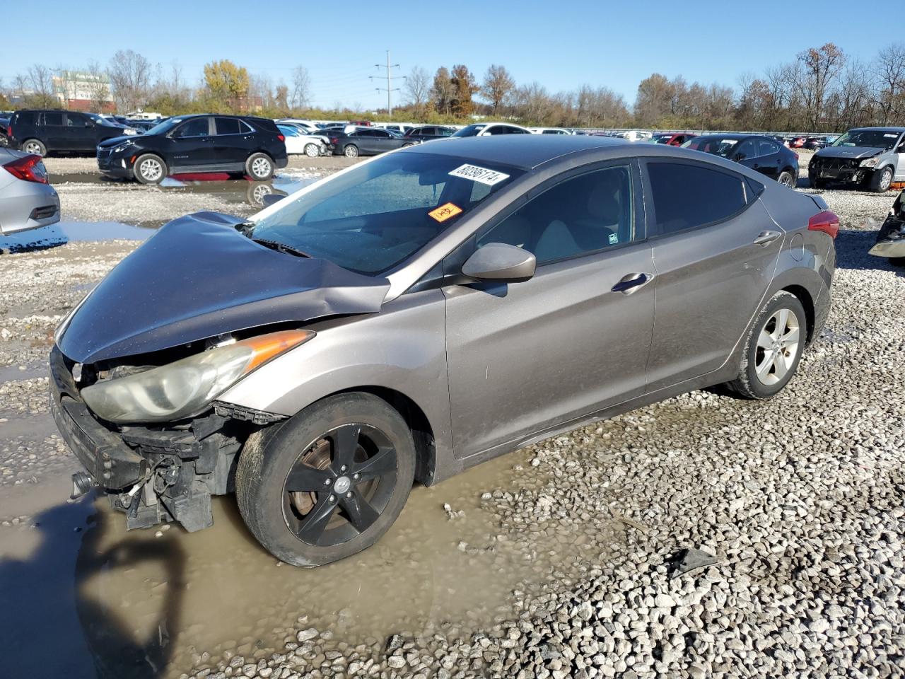 Lot #2991391984 2013 HYUNDAI ELANTRA GL