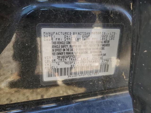 VIN 3N1AB7AP2FY267337 2015 NISSAN SENTRA no.13