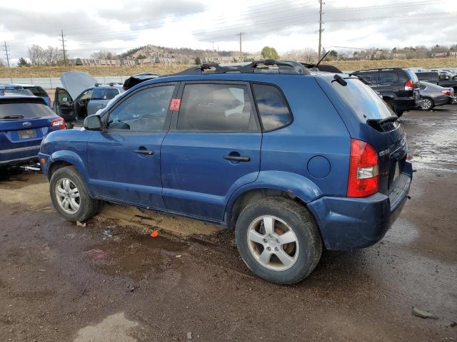 HYUNDAI TUCSON GL 2006 blue  gas KM8JM72B56U304731 photo #3