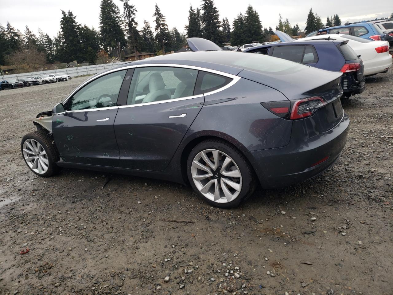 Lot #2991851161 2020 TESLA MODEL 3