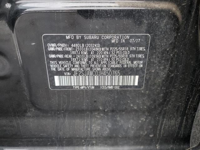2018 SUBARU FORESTER 2 - JF2SJAWC0JH450765