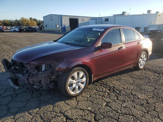 HONDA ACCORD EXL 2008 burgundy  gas 1HGCP26828A119113 photo #1