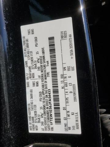 2018 FORD F150 SUPER - 1FTEW1E56JFA54433