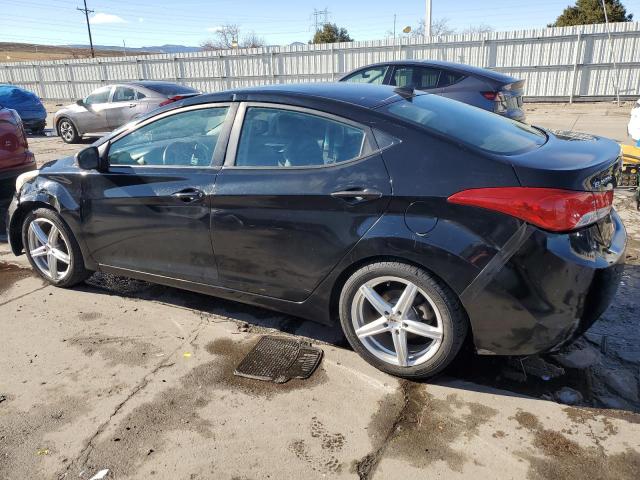 HYUNDAI ELANTRA GL 2012 black  gas KMHDH4AE7CU272310 photo #3