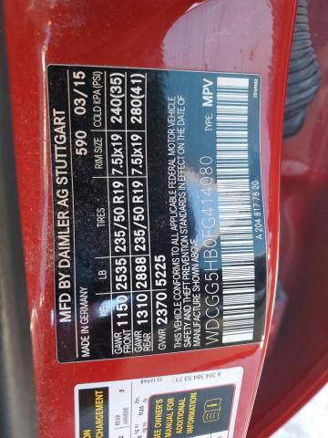 2015 MERCEDES-BENZ GLK 350 - WDCGG5HB0FG414080