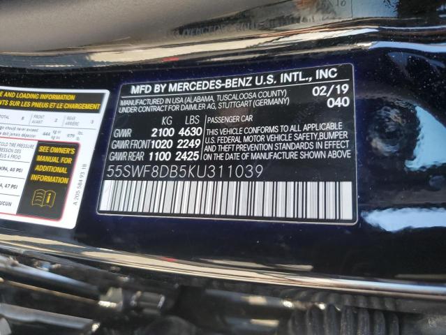 2019 MERCEDES-BENZ C 300 - 55SWF8DB5KU311039