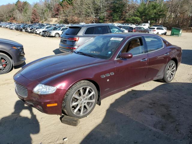 MASERATI QUATTROPOR 2007 burgundy sedan 4d gas ZAMCE39A770028329 photo #1