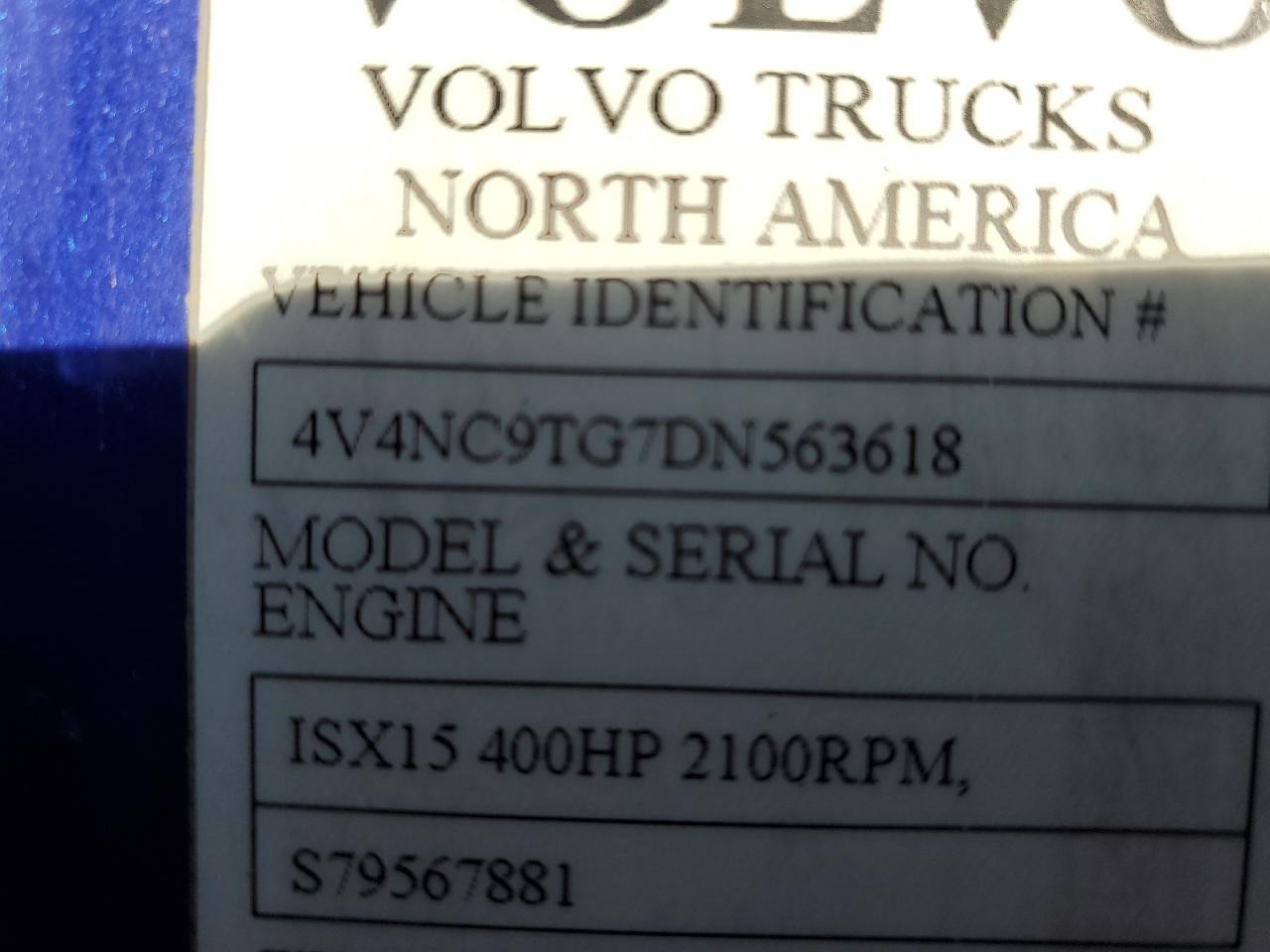 Lot #3024687647 2013 VOLVO VN VNL