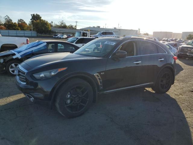 INFINITI QX70 2014 black  gas JN8BS1MW4EM400137 photo #1