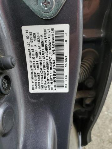 VIN 19XFB2F54EE243411 2014 Honda Civic, LX no.12