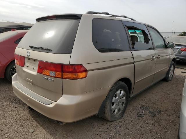 HONDA ODYSSEY EX 2002 beige sports v gas 5FNRL18082B022678 photo #4