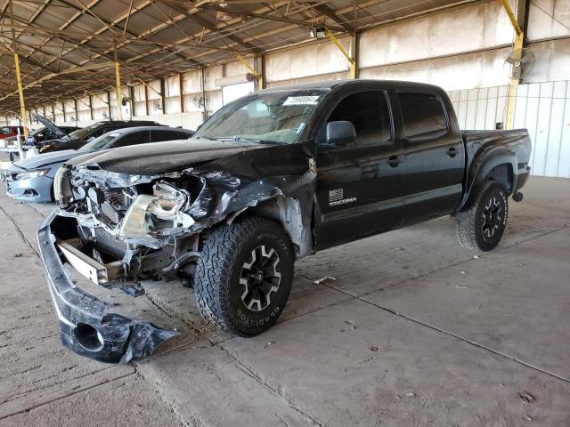 TOYOTA TACOMA DOU 2007 black crew pic gas 3TMJU62NX7M035351 photo #1