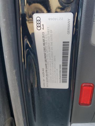 2019 AUDI A4 PREMIUM PLUS WAUENAF45KN016060