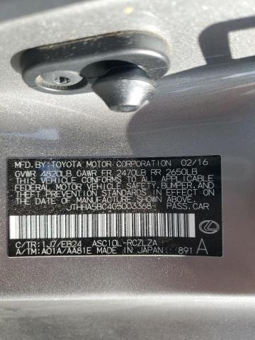 2016 LEXUS RC 200T - JTHHA5BC4G5003368