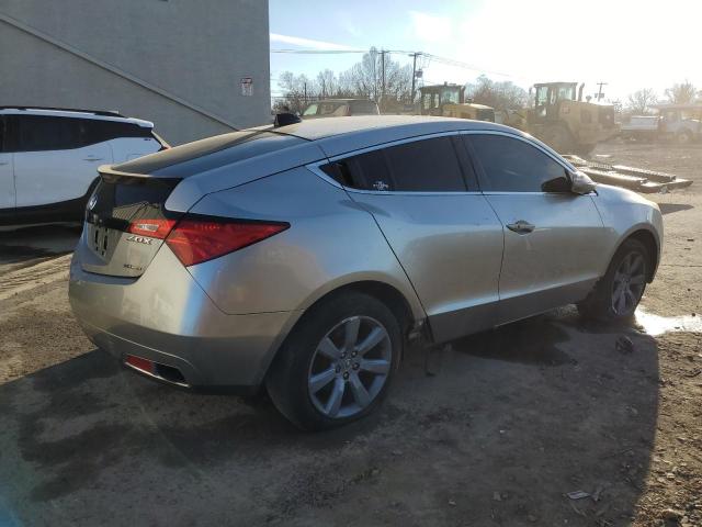 ACURA ZDX TECHNO 2010 silver  gas 2HNYB1H40AH502136 photo #4