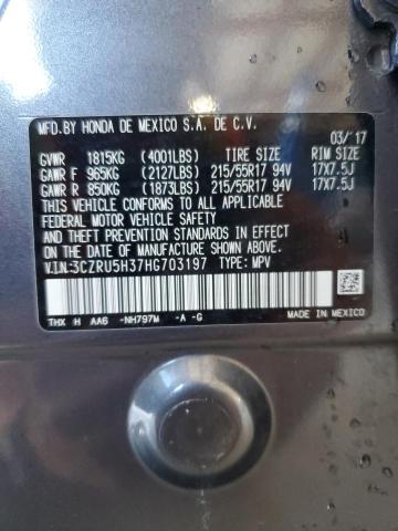 2017 HONDA HR-V LX - 3CZRU5H37HG703197