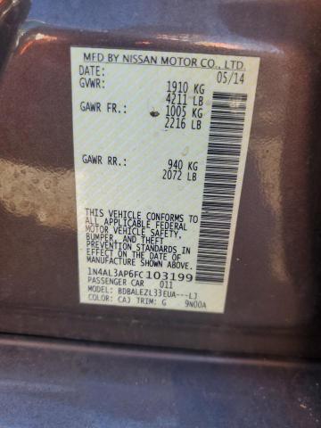 2015 NISSAN ALTIMA 2.5 - 1N4AL3AP6FC103199
