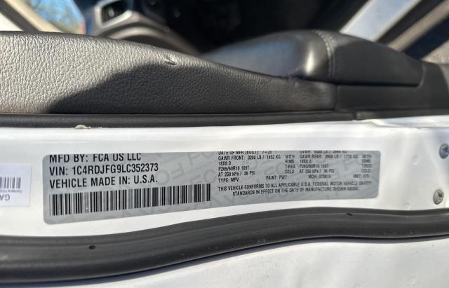 2020 DODGE DURANGO SS 1C4RDJFG9LC352373