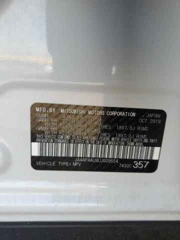 2020 MITSUBISHI OUTLANDER - JA4AP4AU9LU009554