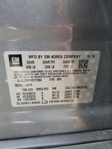 2019 BUICK ENCORE ESS - KL4CJCSM1KB772584