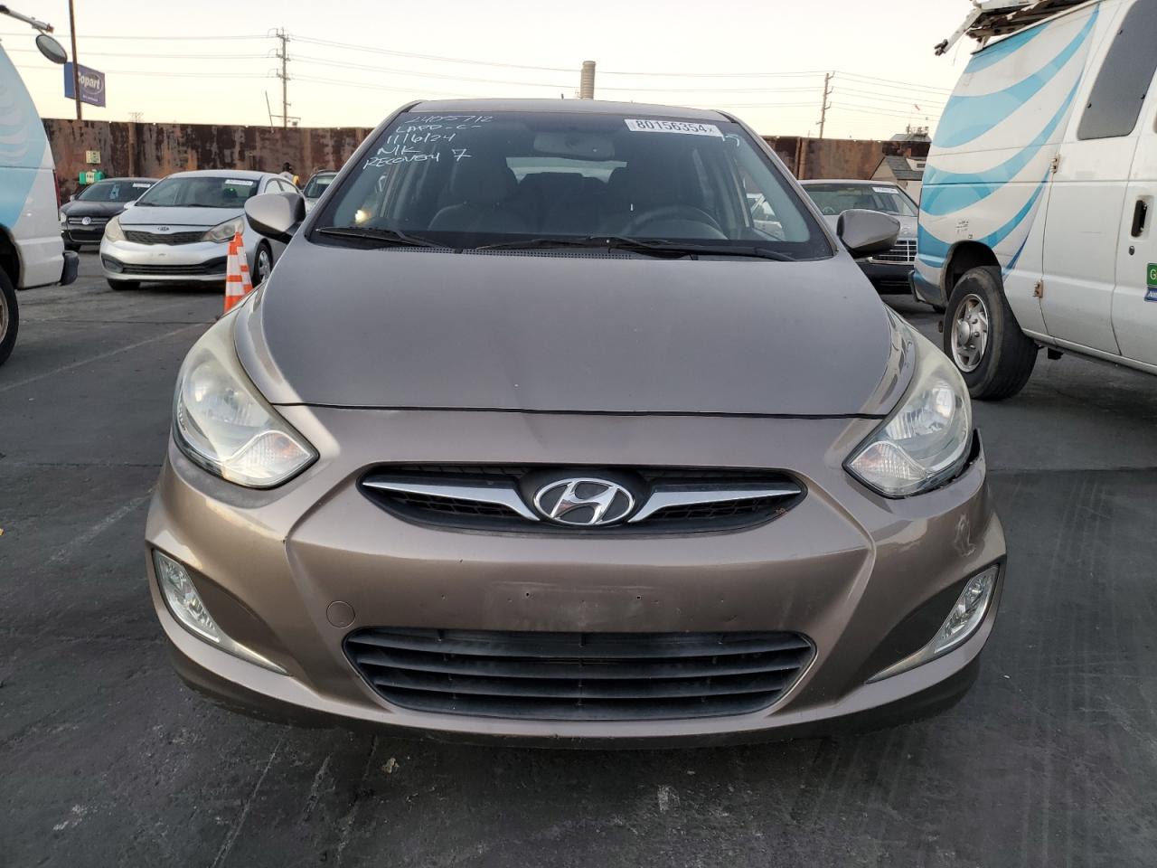 Lot #2989478735 2012 HYUNDAI ACCENT GLS