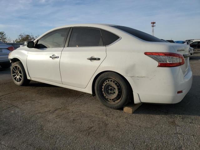 NISSAN SENTRA S 2014 white  gas 3N1AB7AP8EY294301 photo #3