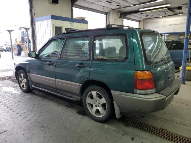 SUBARU FORESTER S 1998 green  gas JF1SF6550WG759624 photo #3