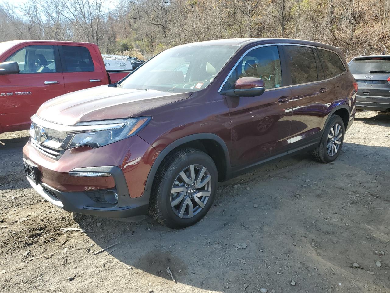 Lot #2991391857 2021 HONDA PILOT EXL