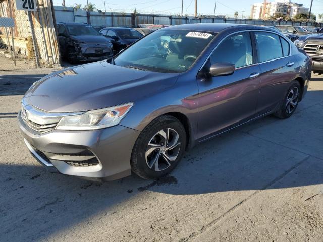 HONDA ACCORD LX 2016 gray  Gasoline 1HGCR2F39GA243330 photo #1