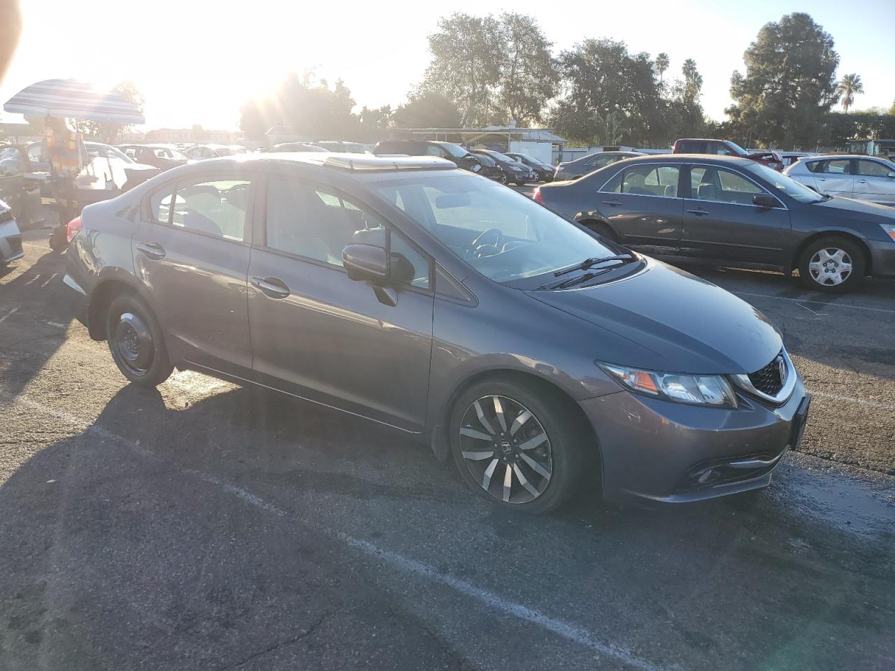 Lot #3027025783 2015 HONDA CIVIC EXL