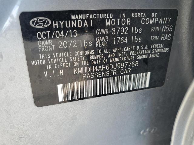 VIN KMHDH4AE6DU997768 2013 HYUNDAI ELANTRA no.12