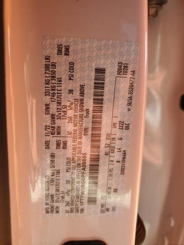 2023 FORD F150 RAPTO - 1FTFW1RG0PFA09805