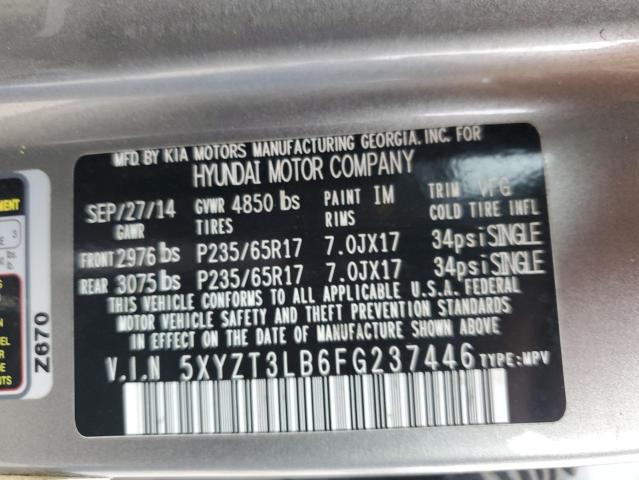 2015 HYUNDAI SANTA FE S - 5XYZT3LB6FG237446