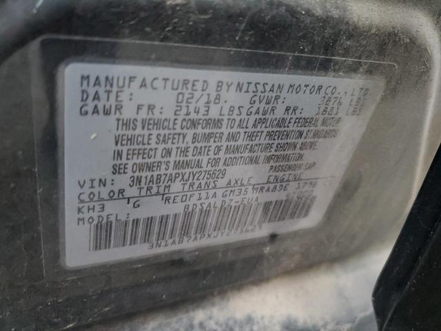 2018 NISSAN SENTRA S - 3N1AB7APXJY275629