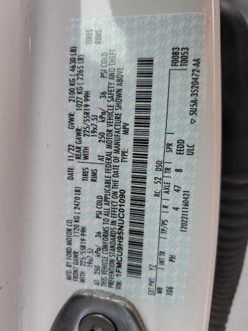 2022 FORD ESCAPE SEL - 1FMCU9H95NUC01090