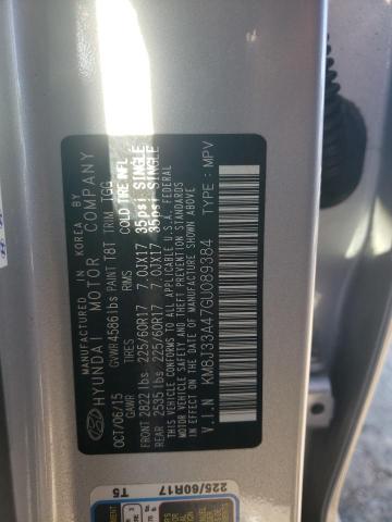 2016 HYUNDAI TUCSON LIM - KM8J33A47GU089384