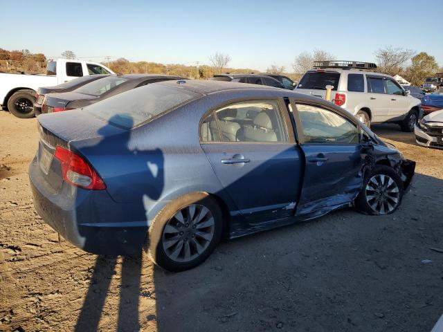 HONDA CIVIC EXL 2009 blue  gas 19XFA16949E004009 photo #4