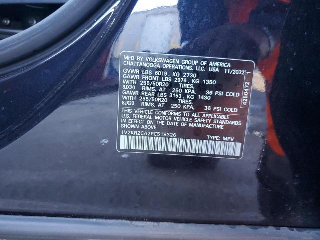 2023 VOLKSWAGEN ATLAS SE - 1V2KR2CA2PC518326