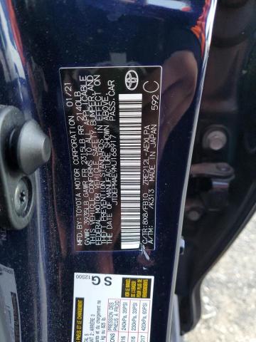 JTDEPMAE9MJ168917 2021 TOYOTA COROLLA
