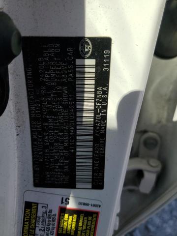2020 TOYOTA CAMRY LE - 4T1C11AK0LU342511