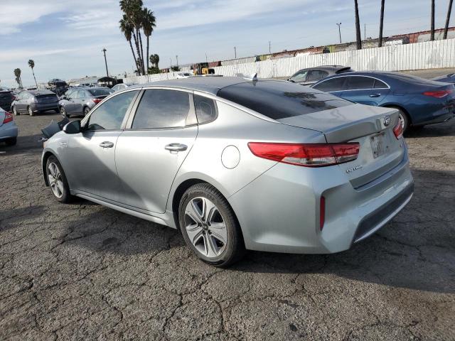 KIA OPTIMA HYB 2017 silver sedan 4d hybrid engine KNAGT4LE8H5016818 photo #3