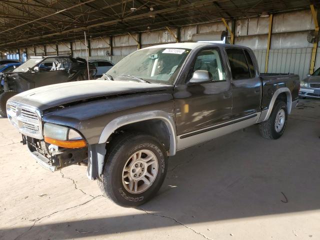 DODGE DAKOTA QUA 2003 gray  gas 1D7HL48NX3S135602 photo #1