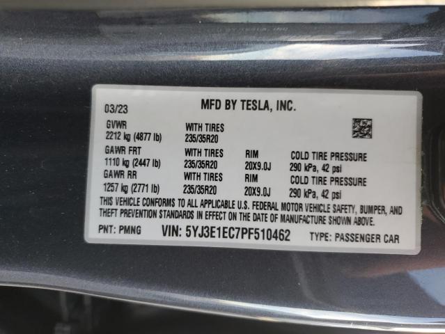 2023 TESLA MODEL 3 - 5YJ3E1EC7PF510462