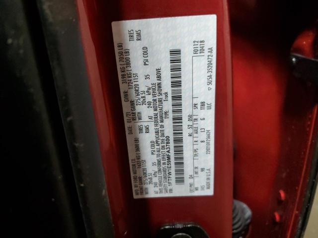 2021 FORD F150 SUPER - 1FTFW1E59MFA37800