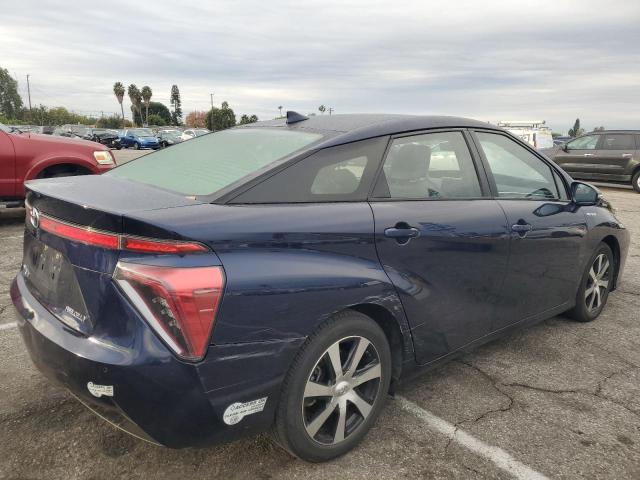 TOYOTA MIRAI 2017 blue sedan 4d hydrogen fuel cell JTDBVRBDXHA001550 photo #4