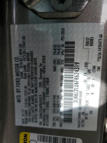 2015 LINCOLN MKZ HYBRID - 3LN6L2LU6FR624319