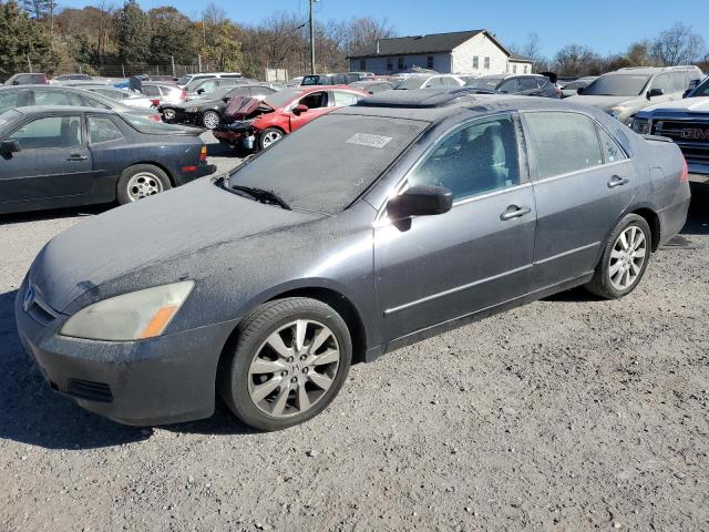 HONDA ACCORD EX 2007 charcoal  gas 1HGCM66527A083315 photo #1