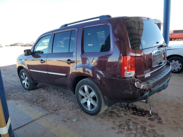 HONDA PILOT TOUR 2015 maroon  gas 5FNYF4H92FB045818 photo #3