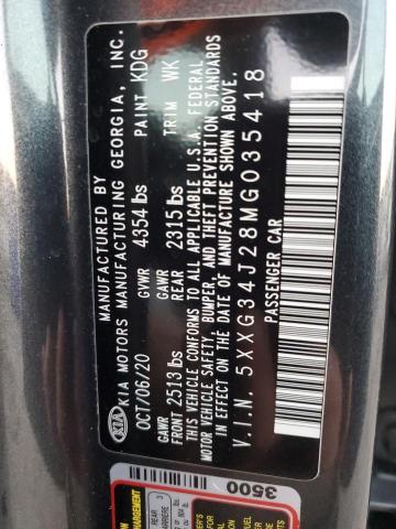 2021 KIA K5 EX - 5XXG34J28MG035418